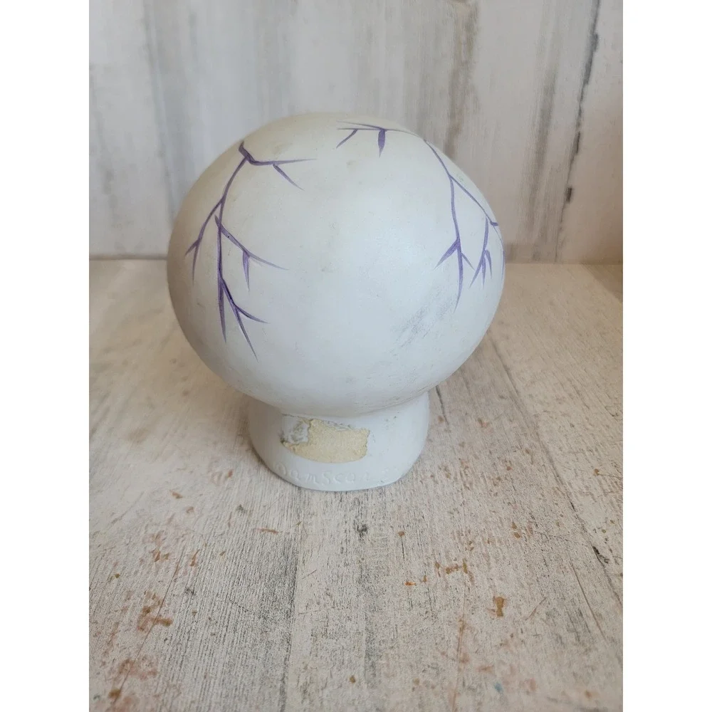 Vintage amscan skull porcelain tea light Halloween cover candle home decor
